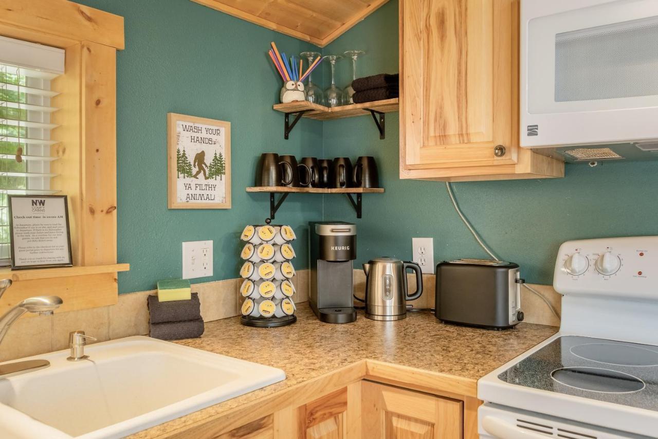 ליבנוורת' Lil Bigfoot Chalet By Nw Comfy Cabins מראה חיצוני תמונה