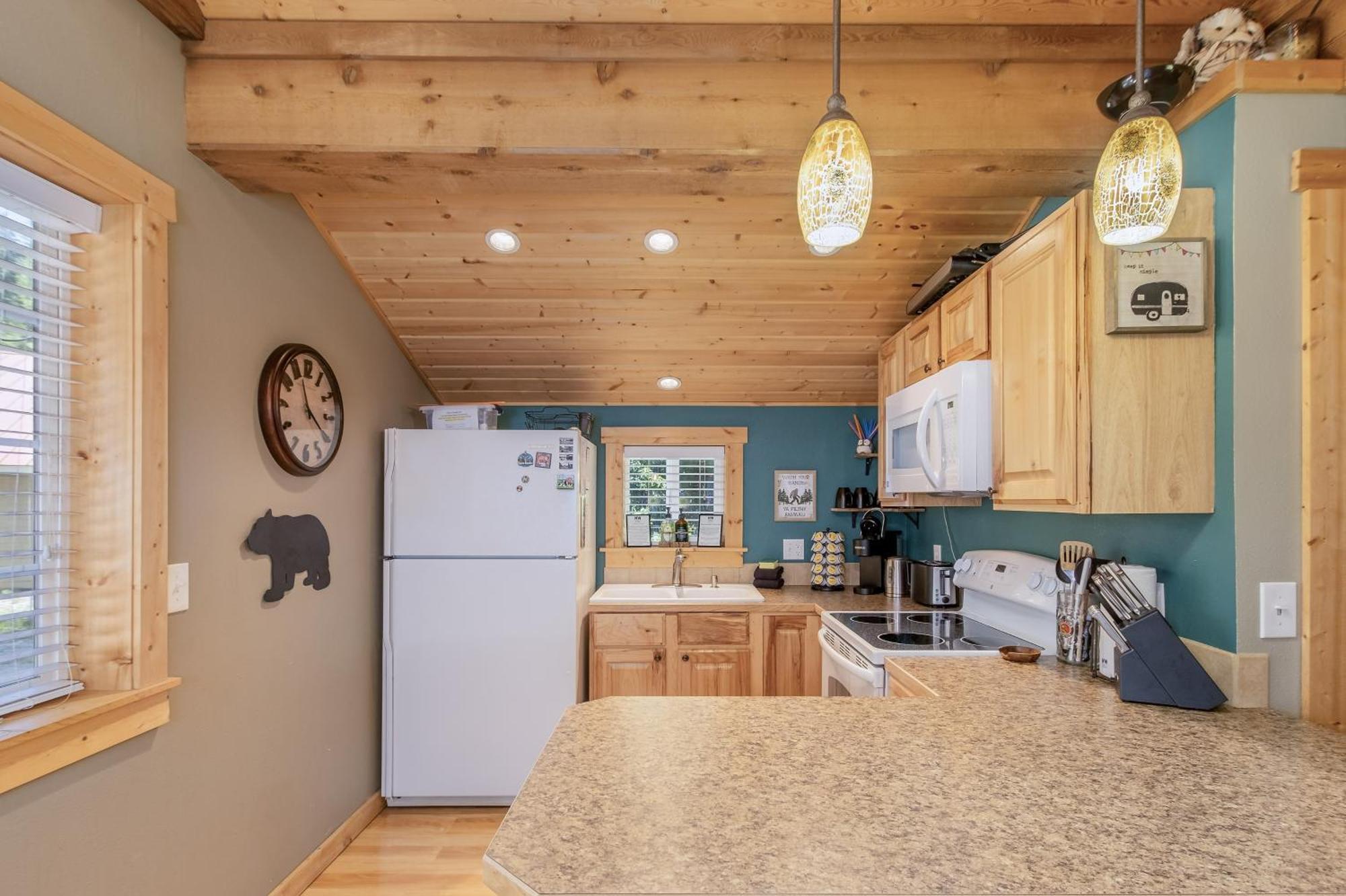 ליבנוורת' Lil Bigfoot Chalet By Nw Comfy Cabins מראה חיצוני תמונה